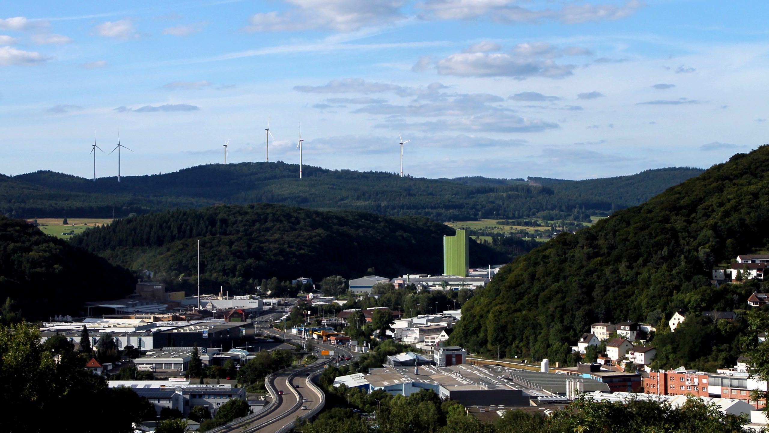 Gewerbegebiet Dillenburg Nord Oranienstadt Dillenburg