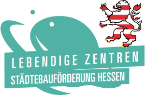 Logo der Städtebauförderung Hessen - Lebendige Zentren