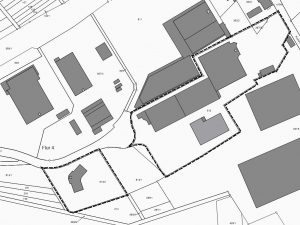 Kartenmaterial Abgrenzung des Plangebiets im Zuge der 7. Änderung zur Bauleitplanung "Auf der Langaar".