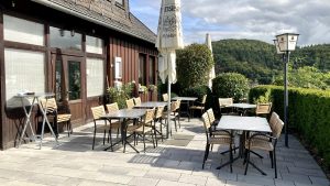 Terrasse des Schlosscafes
