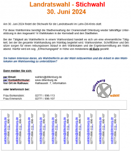 Ein Bild für die Suche nach Wahlhelfern