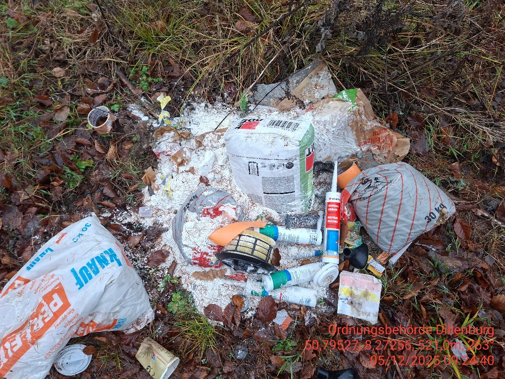Illegale Müllablagerung