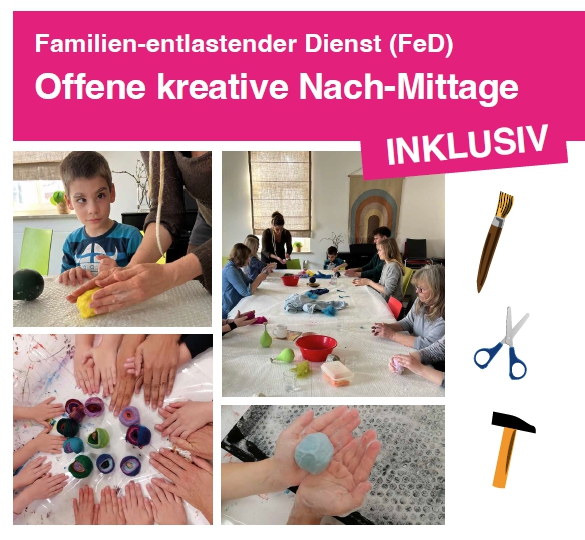 Hinweis auf offene kreative Nachmittage mit dem DRK. Mit Klick aufs Bild geht´s zum ganzen Artikel.