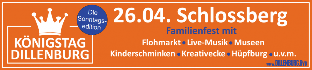 Banner zum Königstag am 26.04.2026
