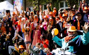 Flashmob beim Königstag