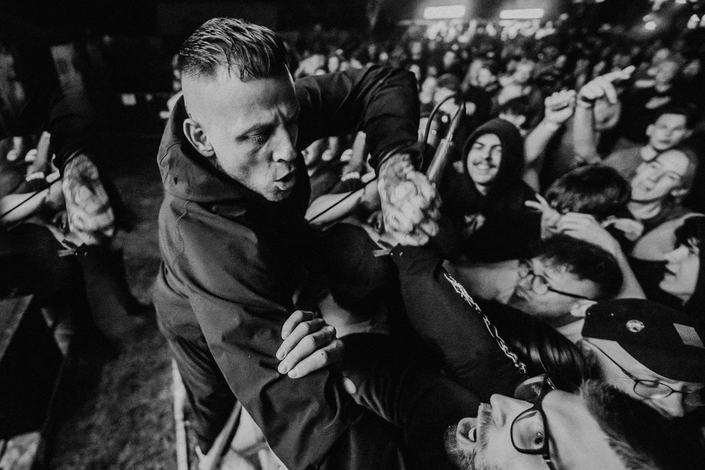 Sänger ganz nah am Publikum