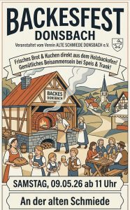 Hinweis auf das Backesfest am 09.05.26. Mit Klick aufs Bild geht´s zum ganzen Artikel