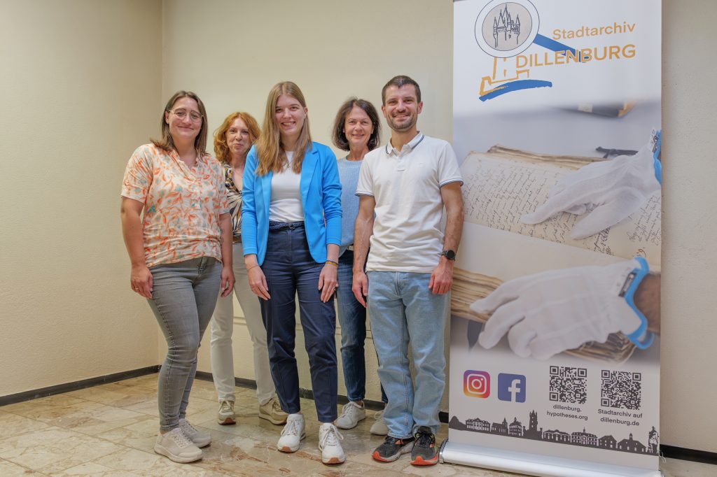 Das Team des Stadtarchivs Dillenburg
