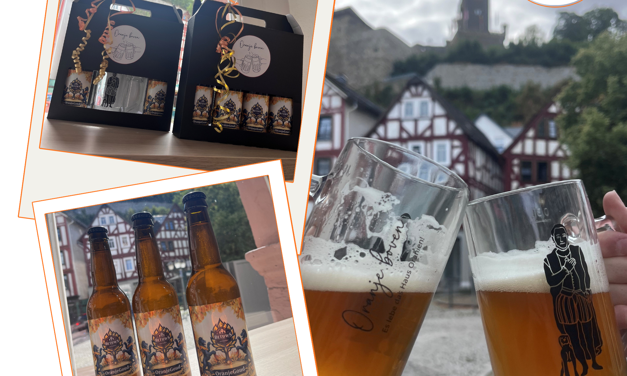 Bierflaschen und Biergläser, die nun in der Touristinfo erhältlich sind.
